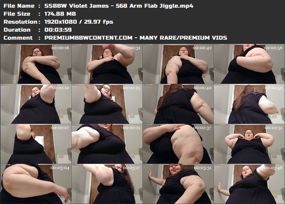 SSBBW Violet James - 568 Arm Flab Jiggle thumbnails