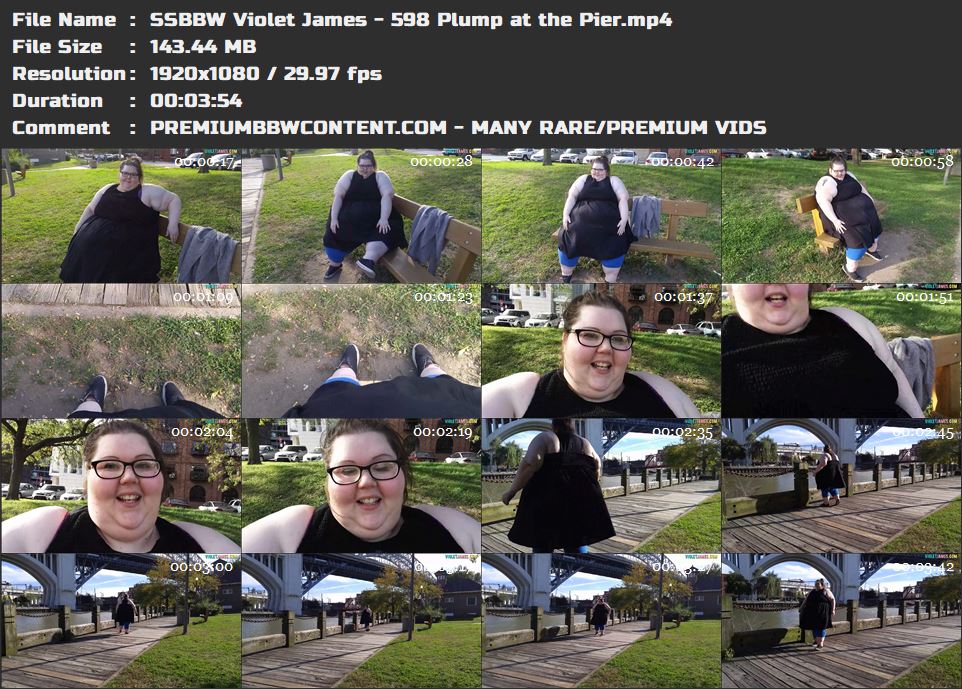 SSBBW Violet James - 598 Plump at the Pier thumbnails