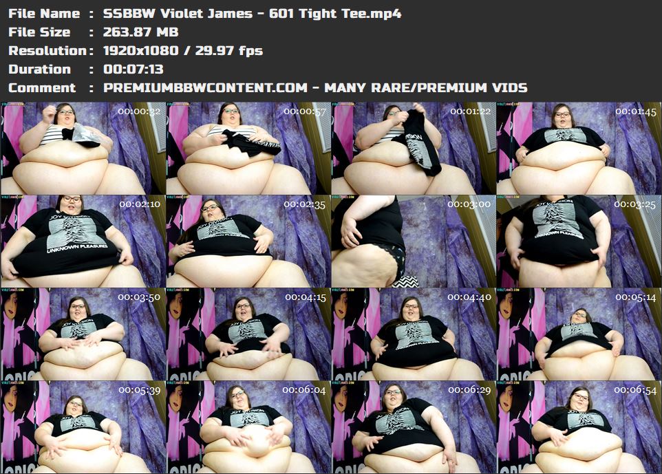 SSBBW Violet James - 601 Tight Tee thumbnails
