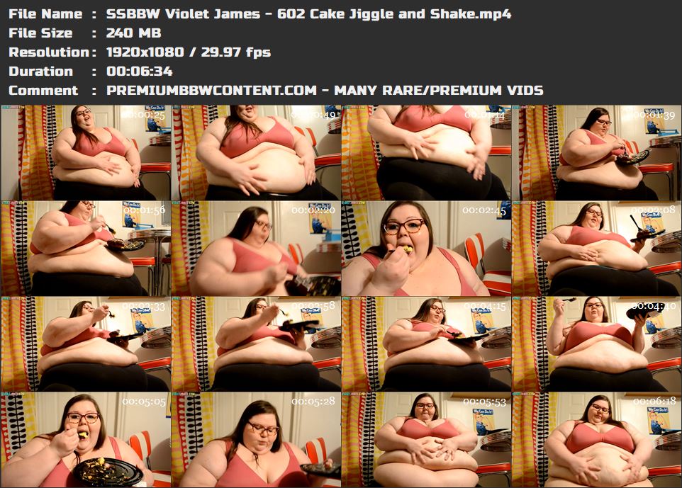 SSBBW Violet James - 602 Cake Jiggle and Shake thumbnails