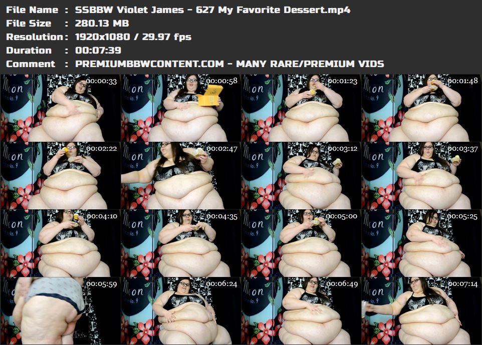 SSBBW Violet James - 627 My Favorite Dessert thumbnails