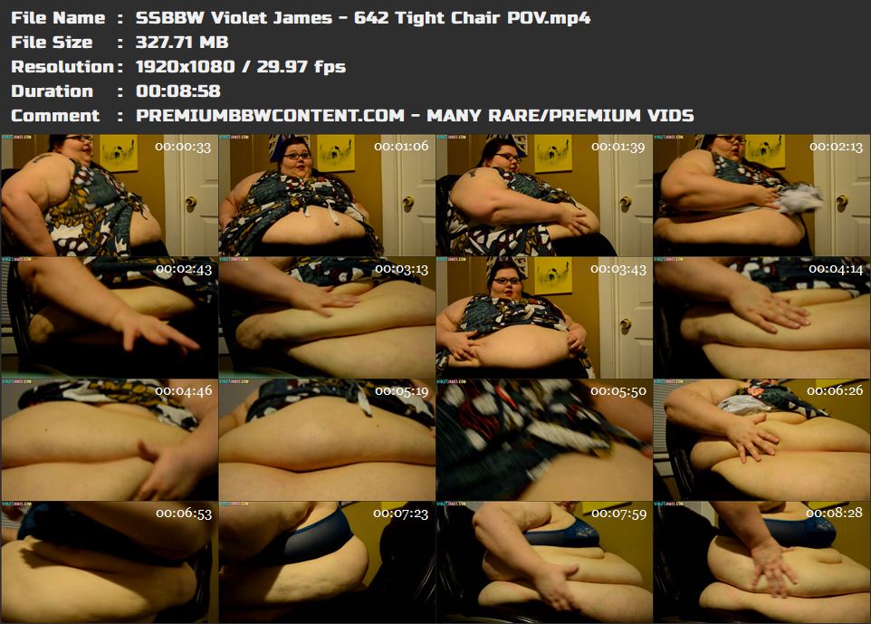 SSBBW Violet James - 642 Tight Chair POV thumbnails