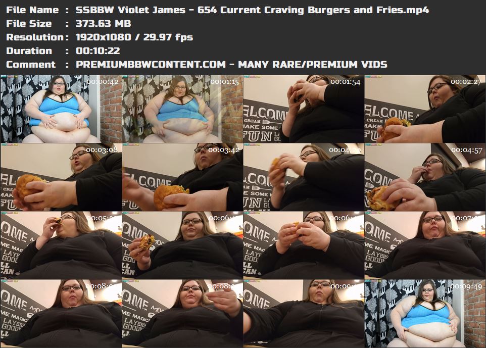 SSBBW Violet James - 654 Current Craving Burgers and Fries thumbnails