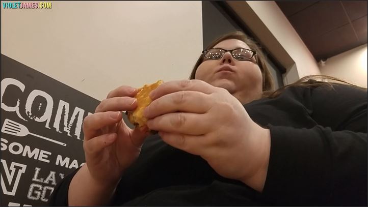 SSBBW Violet James - 654 Current Craving Burgers and Fries
