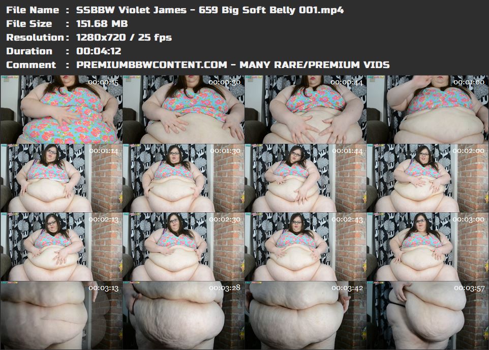 SSBBW Violet James - 659 Big Soft Belly 001 thumbnails