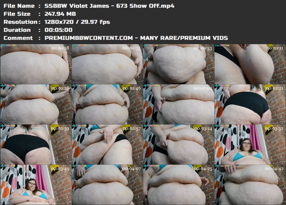 SSBBW Violet James - 673 Show Off thumbnails