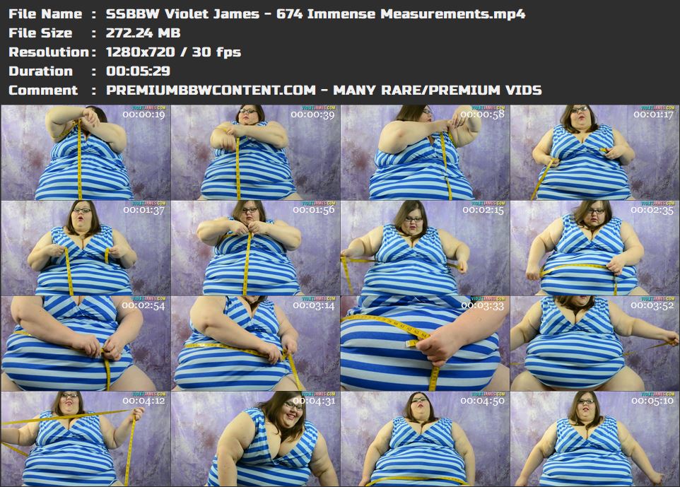 SSBBW Violet James - 674 Immense Measurements thumbnails
