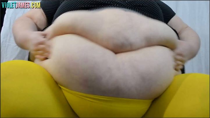 SSBBW Violet James - 689 POV Tights Jiggle