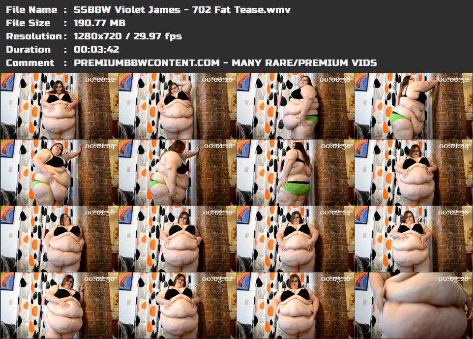 SSBBW Violet James - 702 Fat Tease thumbnails