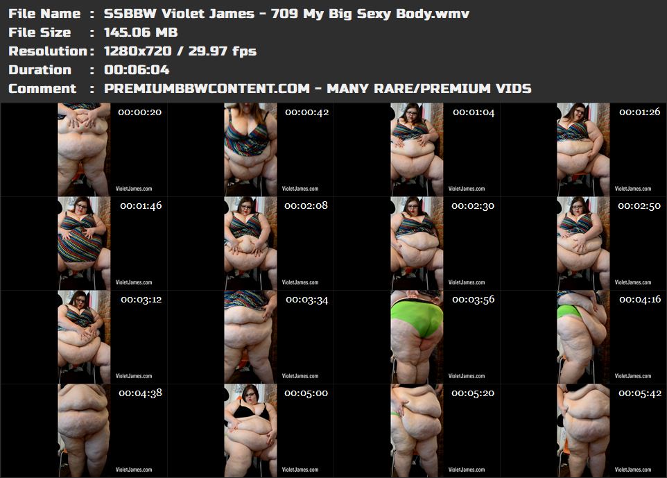 SSBBW Violet James - 709 My Big Sexy Body thumbnails