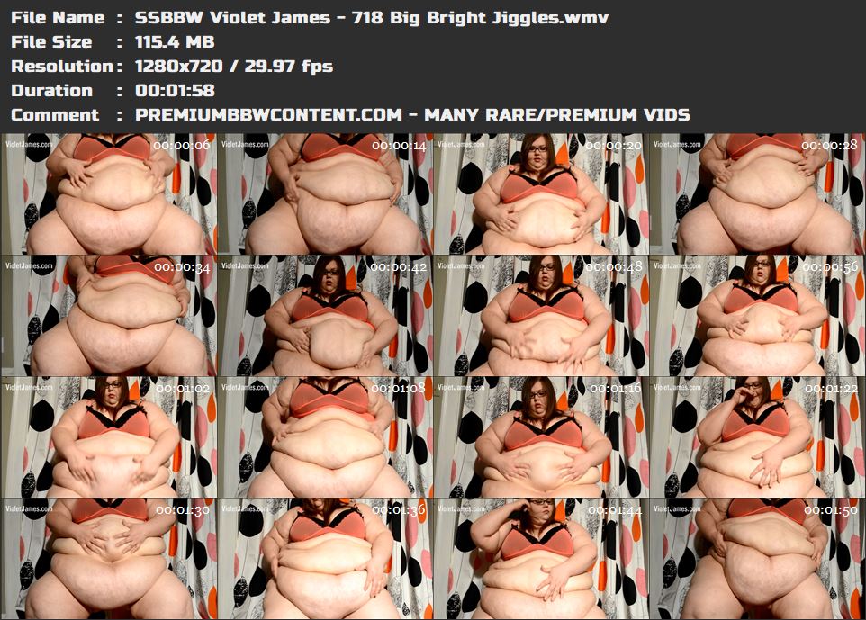 SSBBW Violet James - 718 Big Bright Jiggles thumbnails