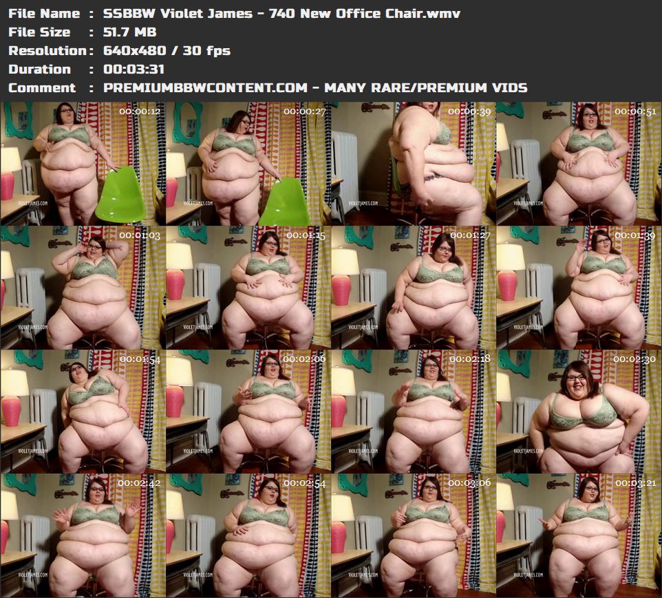 SSBBW Violet James - 740 New Office Chair thumbnails