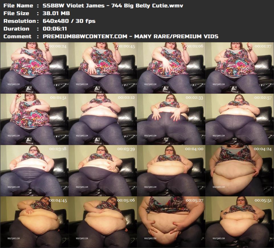 SSBBW Violet James - 744 Big Belly Cutie thumbnails