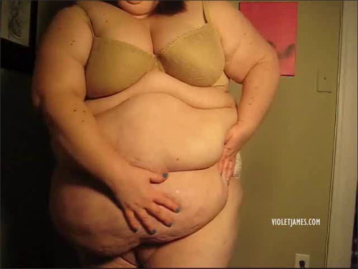 SSBBW Violet James - 748 Lotioning My Bulging Body