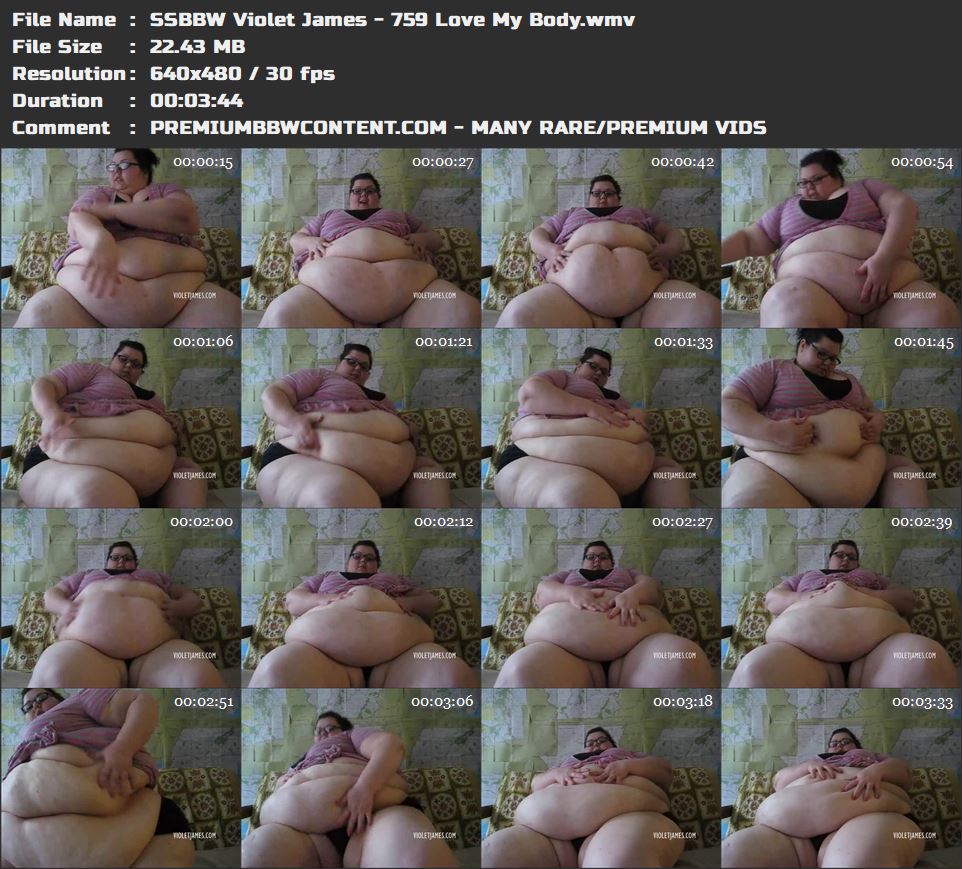 SSBBW Violet James - 759 Love My Body thumbnails