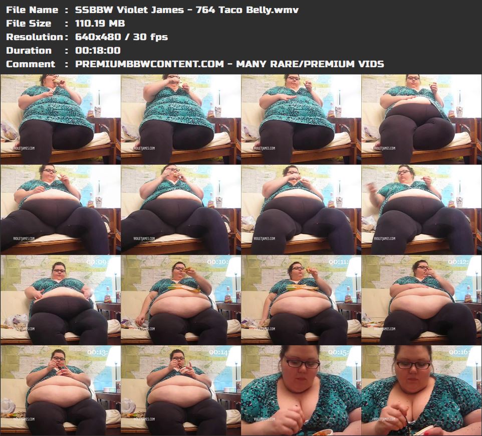 SSBBW Violet James - 764 Taco Belly thumbnails