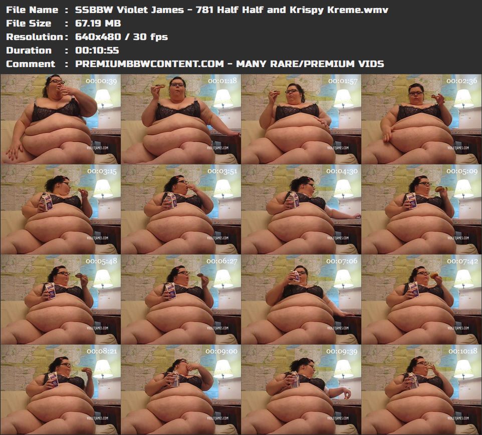 SSBBW Violet James - 781 Half Half and Krispy Kreme thumbnails