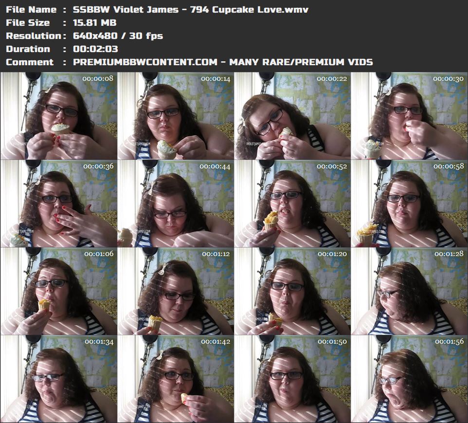 SSBBW Violet James - 794 Cupcake Love thumbnails