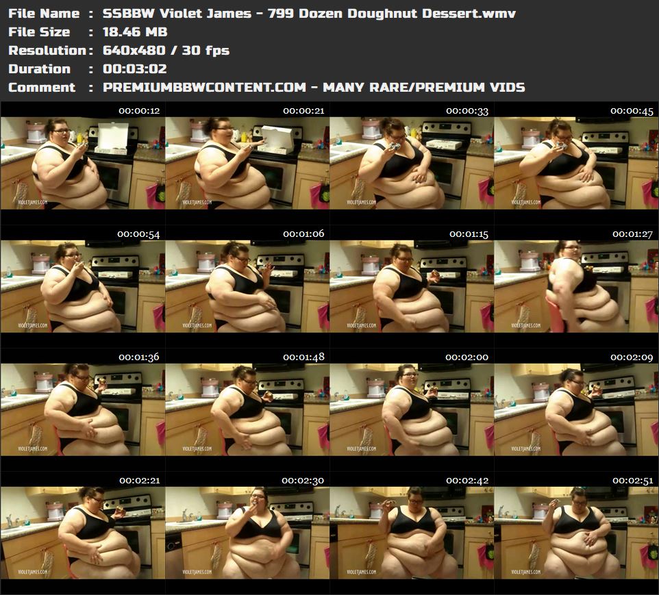 SSBBW Violet James - 799 Dozen Doughnut Dessert thumbnails