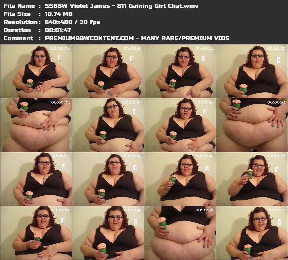 SSBBW Violet James - 811 Gaining Girl Chat thumbnails