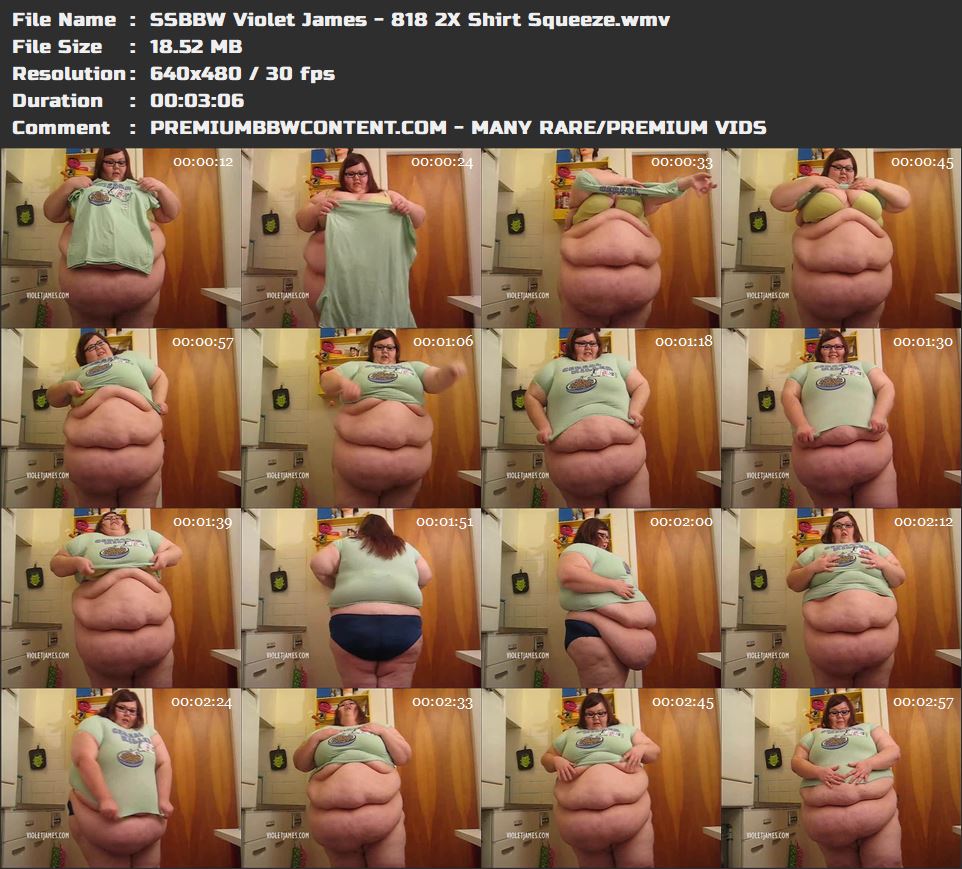 SSBBW Violet James - 818 2X Shirt Squeeze thumbnails