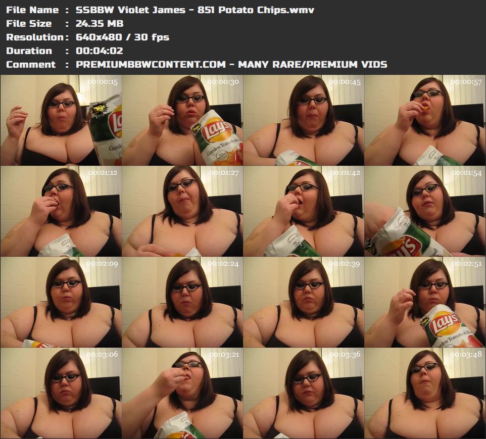 SSBBW Violet James - 851 Potato Chips thumbnails