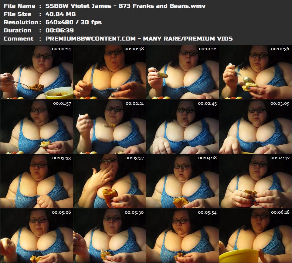 SSBBW Violet James - 873 Franks and Beans thumbnails