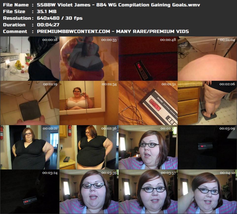 SSBBW Violet James - 884 WG Compilation Gaining Goals thumbnails