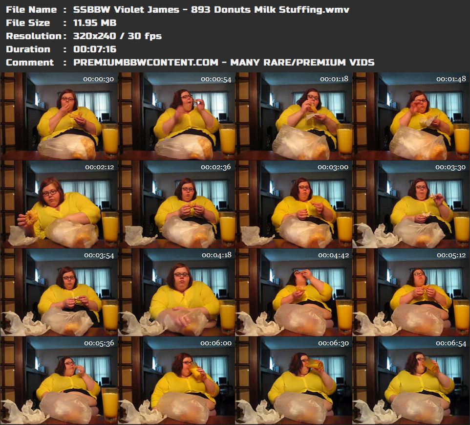 SSBBW Violet James - 893 Donuts Milk Stuffing thumbnails