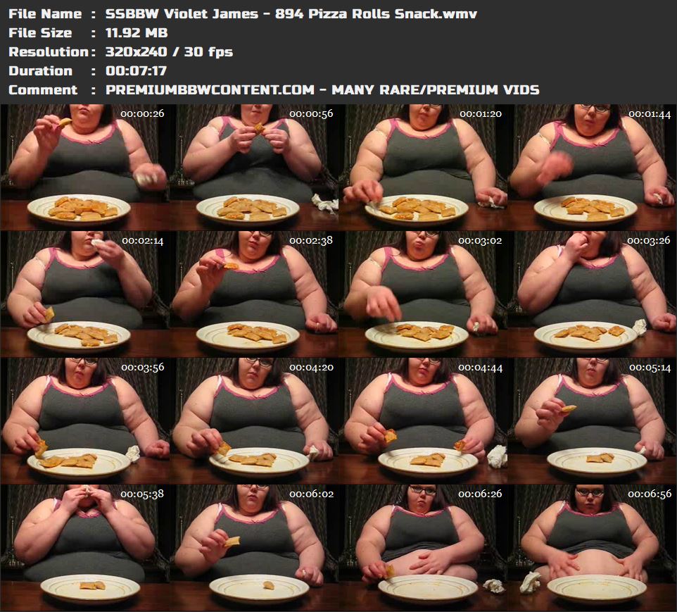 SSBBW Violet James - 894 Pizza Rolls Snack thumbnails