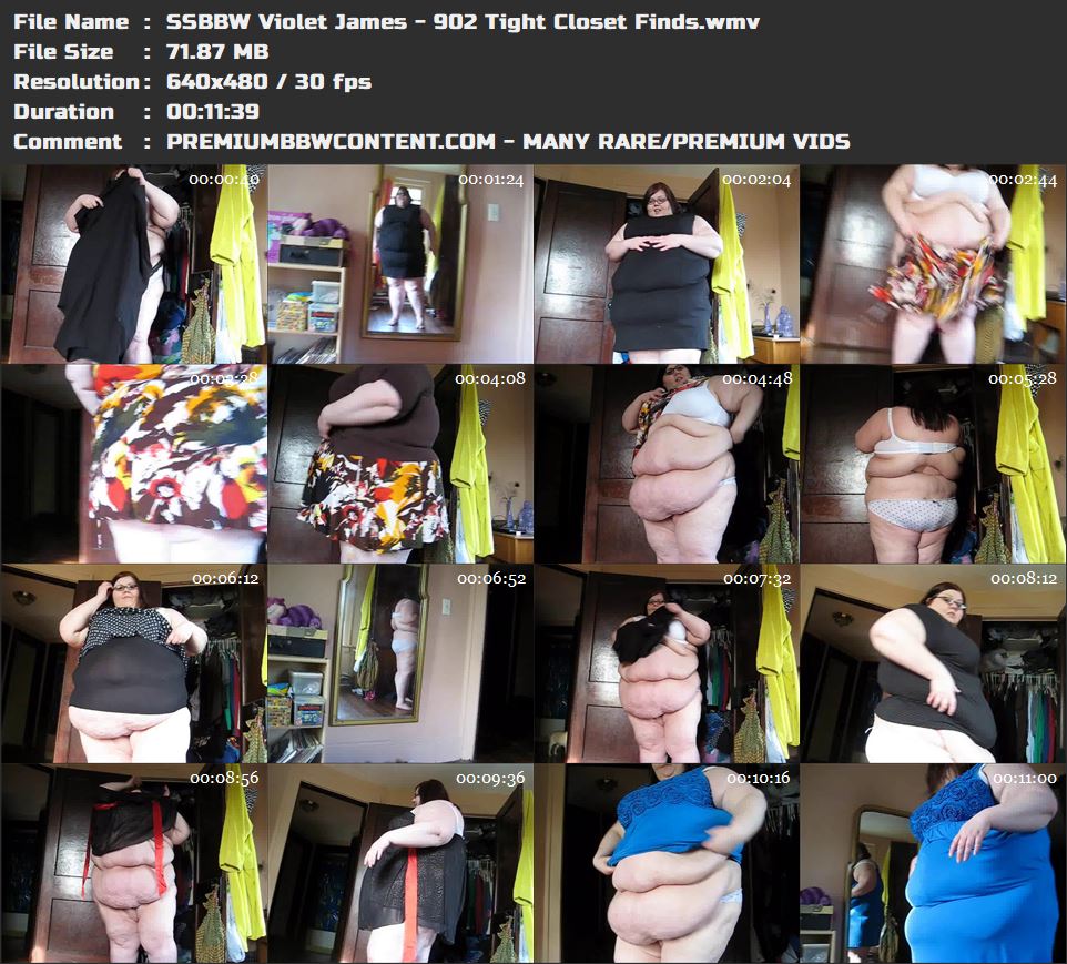 SSBBW Violet James - 902 Tight Closet Finds thumbnails