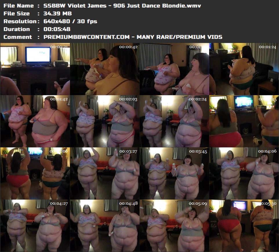 SSBBW Violet James - 906 Just Dance Blondie thumbnails