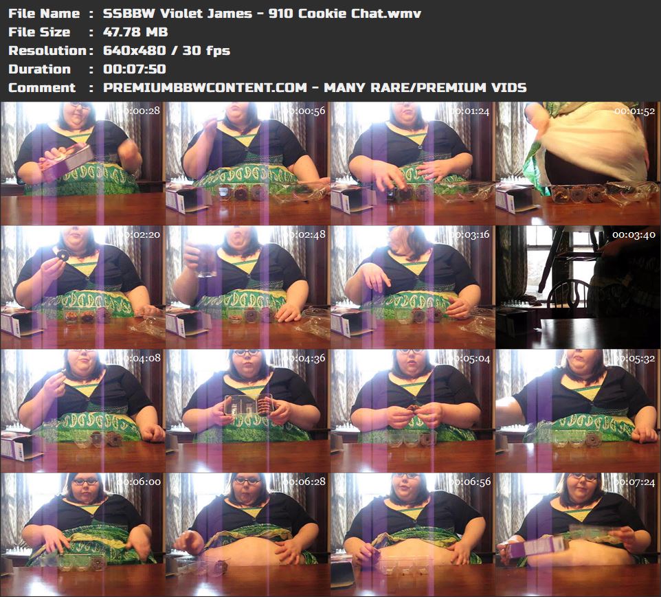 SSBBW Violet James - 910 Cookie Chat thumbnails