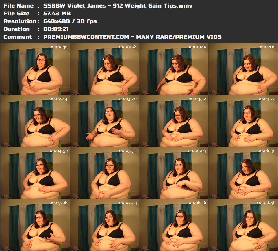 SSBBW Violet James - 912 Weight Gain Tips thumbnails
