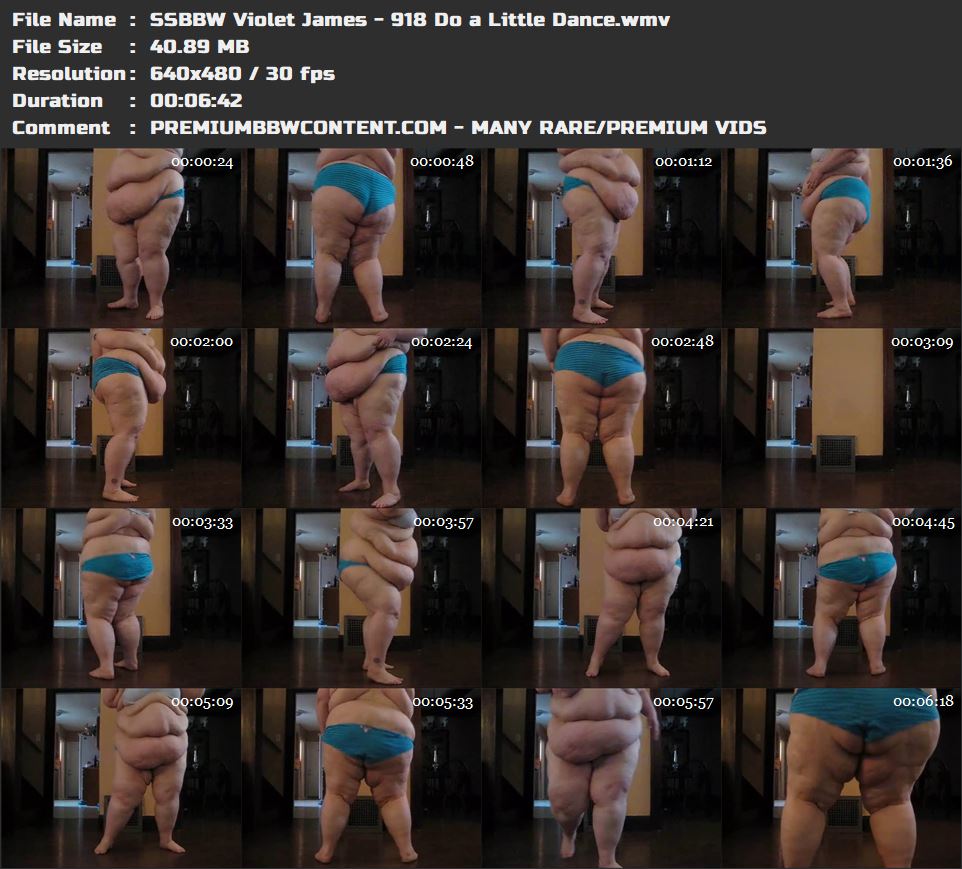 SSBBW Violet James - 918 Do a Little Dance thumbnails