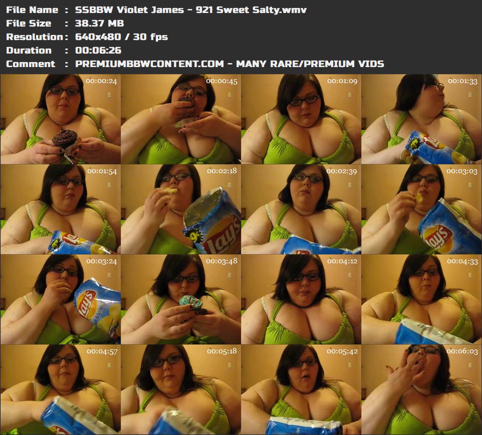 SSBBW Violet James - 921 Sweet Salty thumbnails