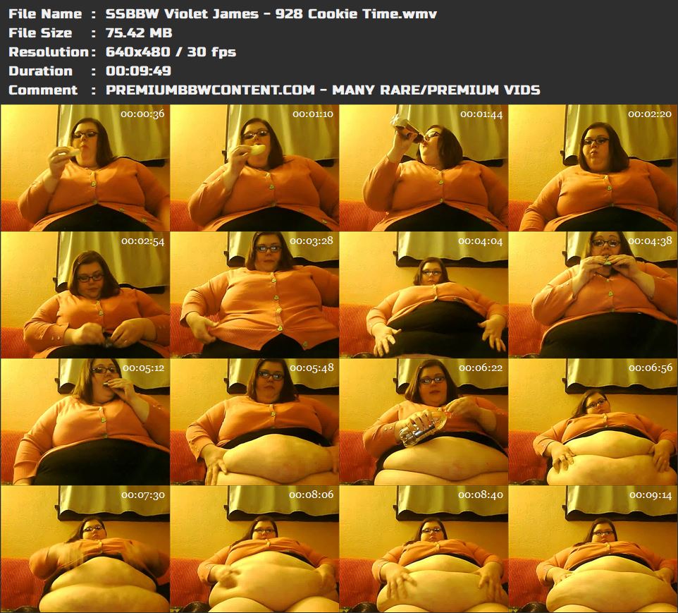 SSBBW Violet James - 928 Cookie Time thumbnails
