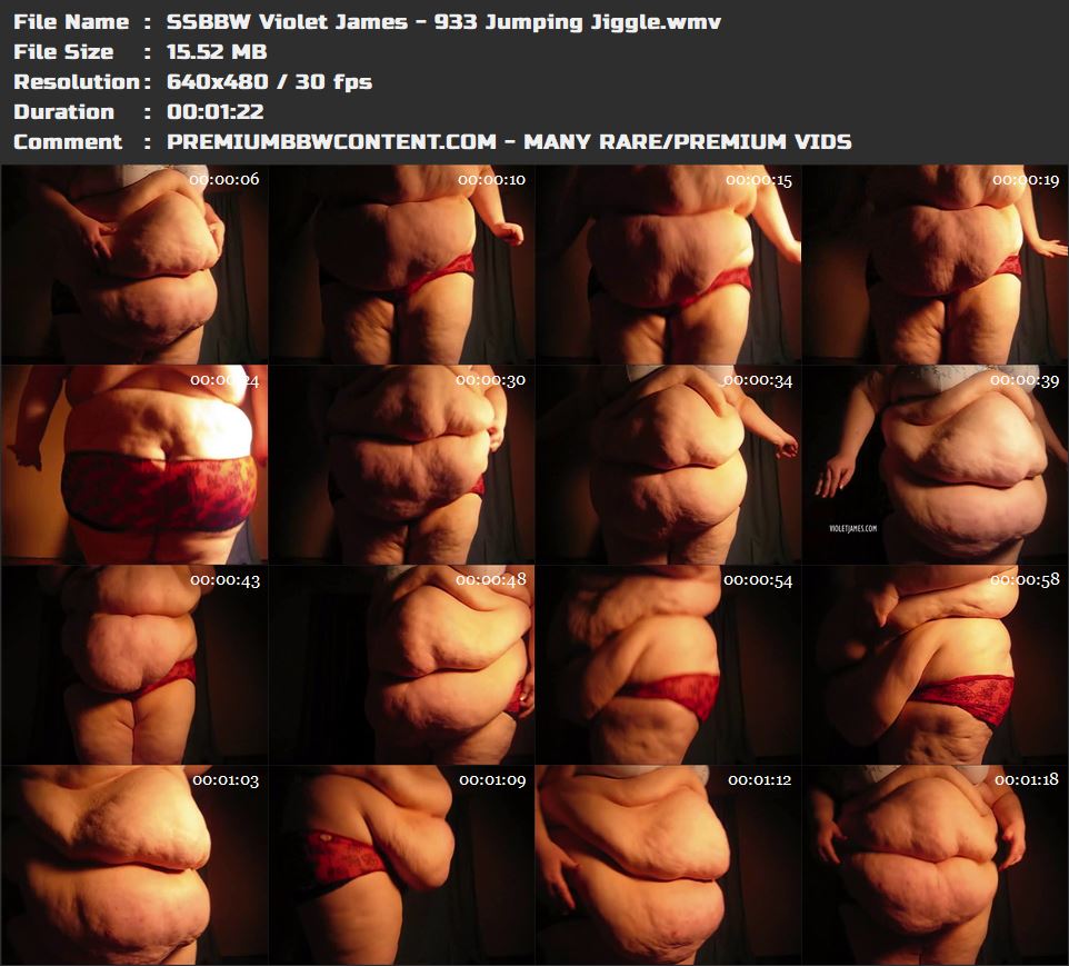 SSBBW Violet James - 933 Jumping Jiggle thumbnails