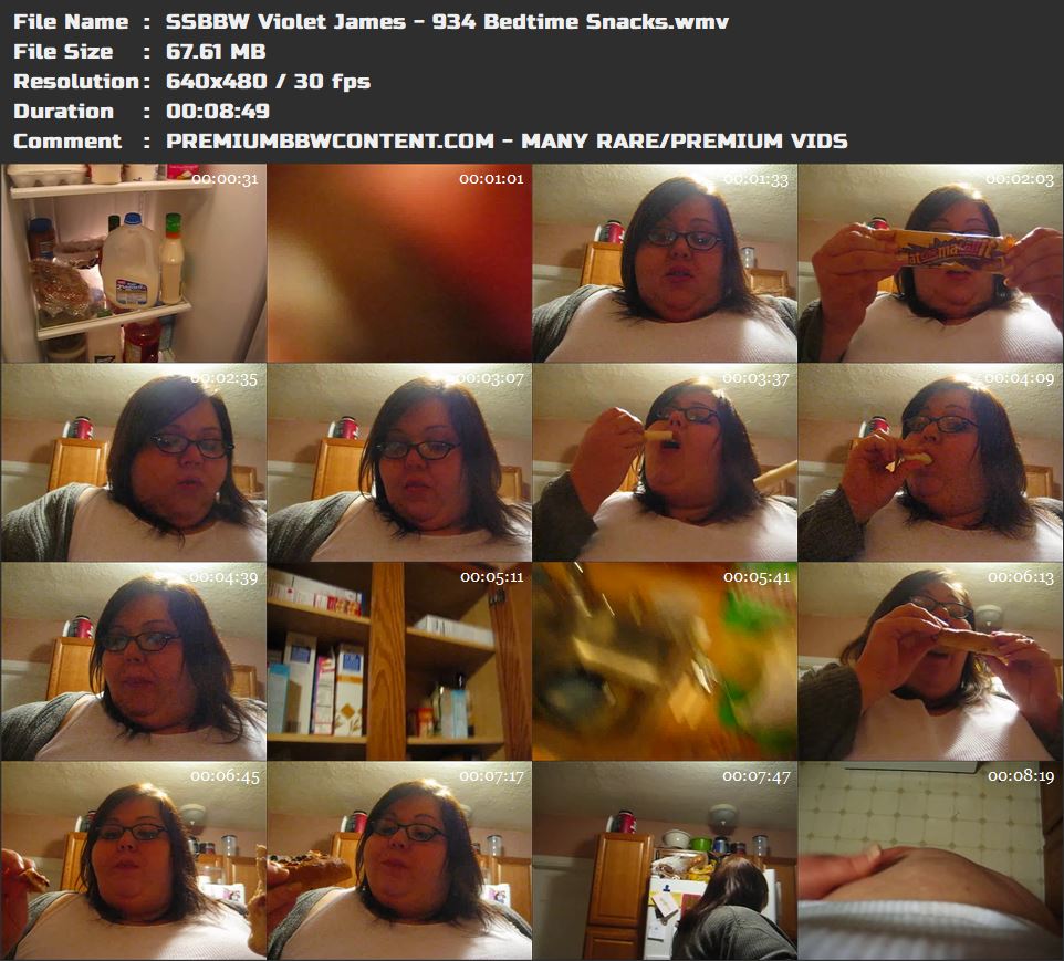 SSBBW Violet James - 934 Bedtime Snacks thumbnails