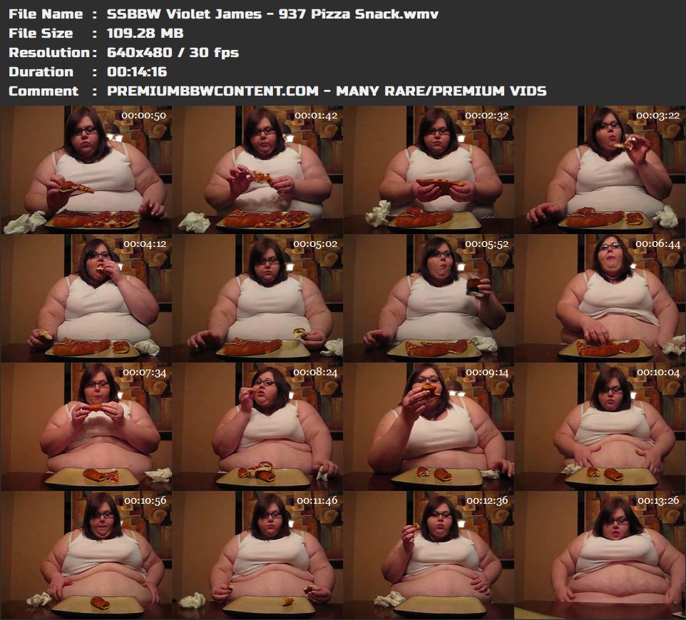 SSBBW Violet James - 937 Pizza Snack thumbnails