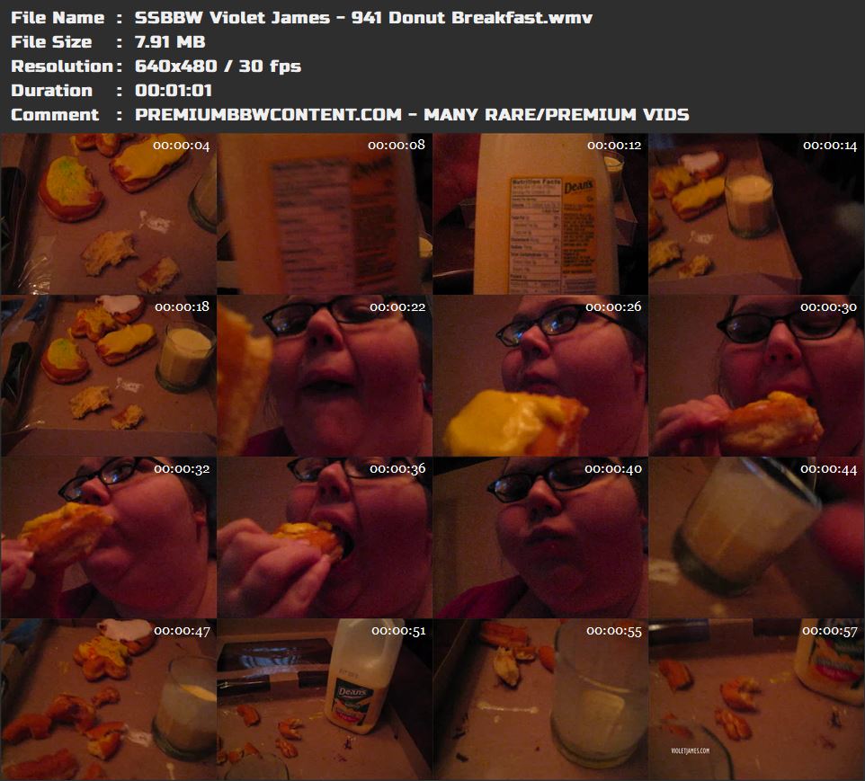 SSBBW Violet James - 941 Donut Breakfast thumbnails