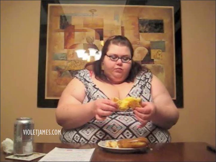 SSBBW Violet James - 942 Donut Food Diary