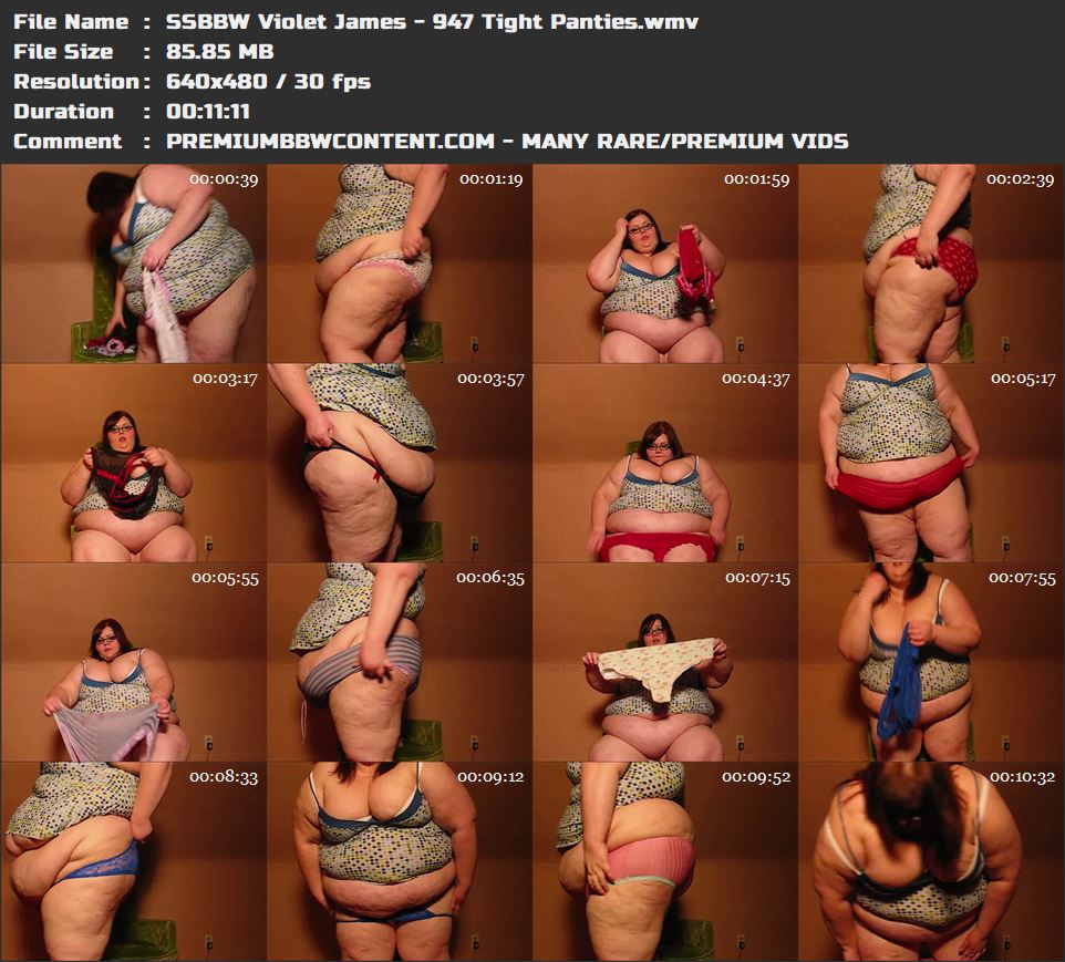 SSBBW Violet James - 947 Tight Panties thumbnails