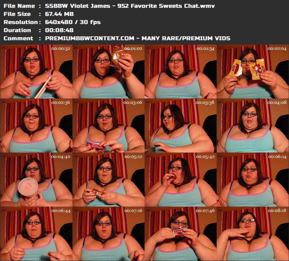 SSBBW Violet James - 952 Favorite Sweets Chat thumbnails