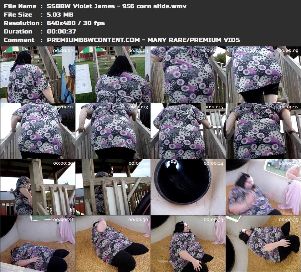 SSBBW Violet James - 956 corn slide thumbnails