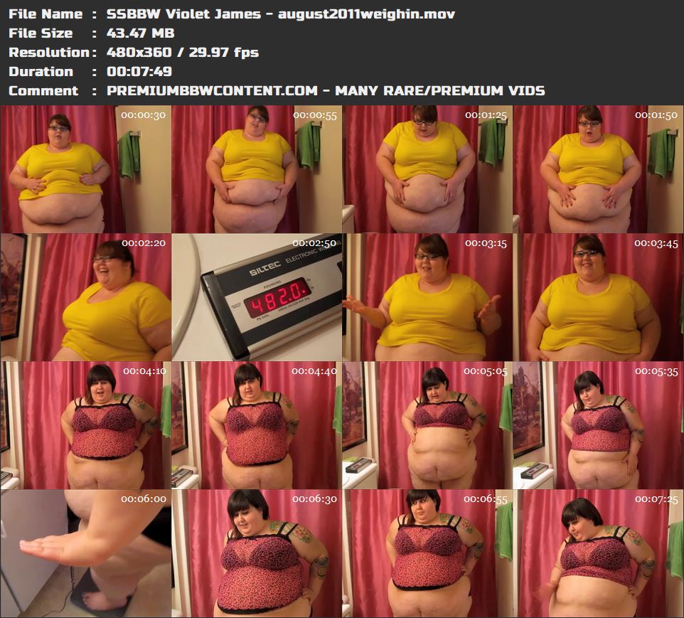 SSBBW Violet James - august2011weighin thumbnails