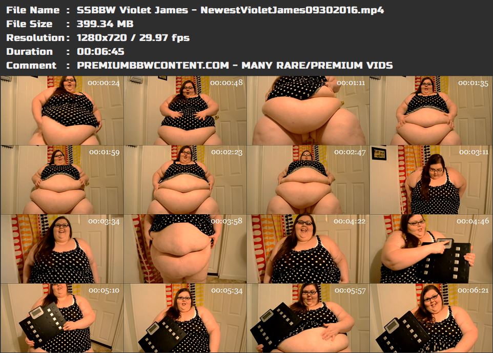 SSBBW Violet James - NewestVioletJames09302016 thumbnails