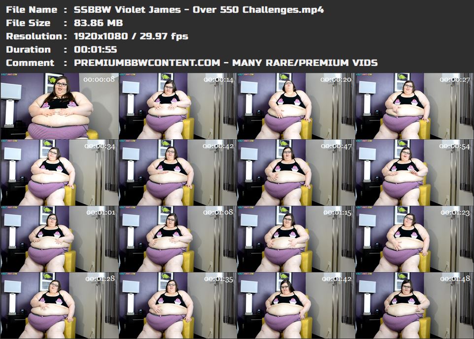 SSBBW Violet James - Over 550 Challenges thumbnails