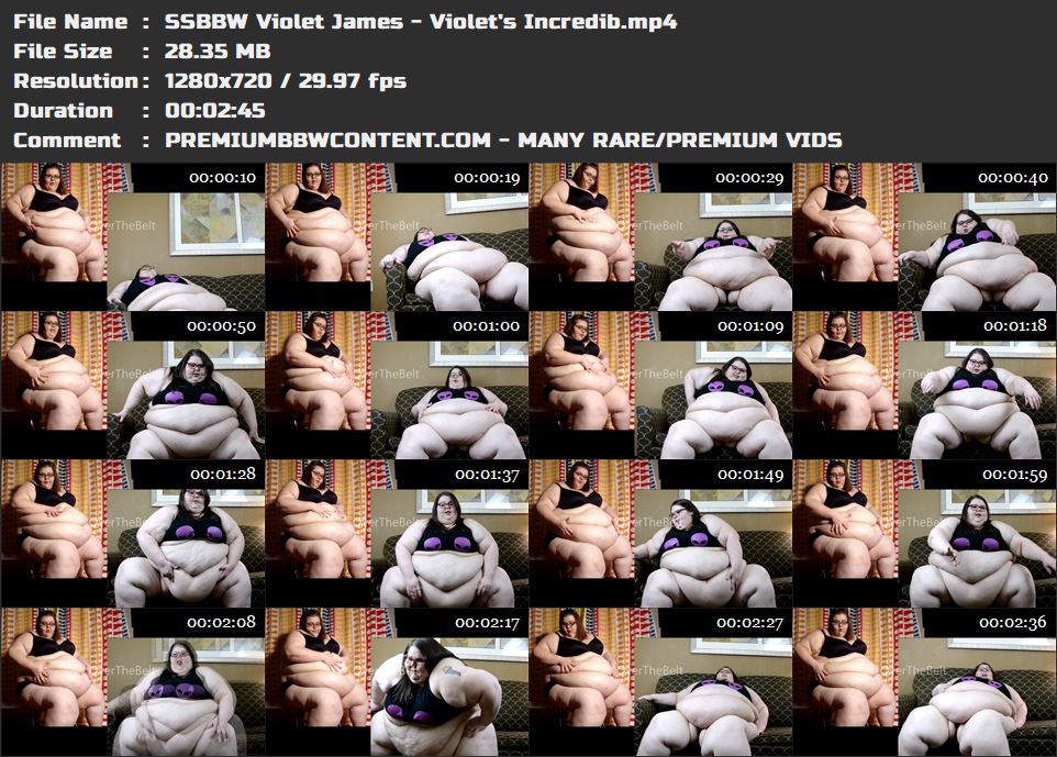 SSBBW Violet James - Violet's Incredib thumbnails