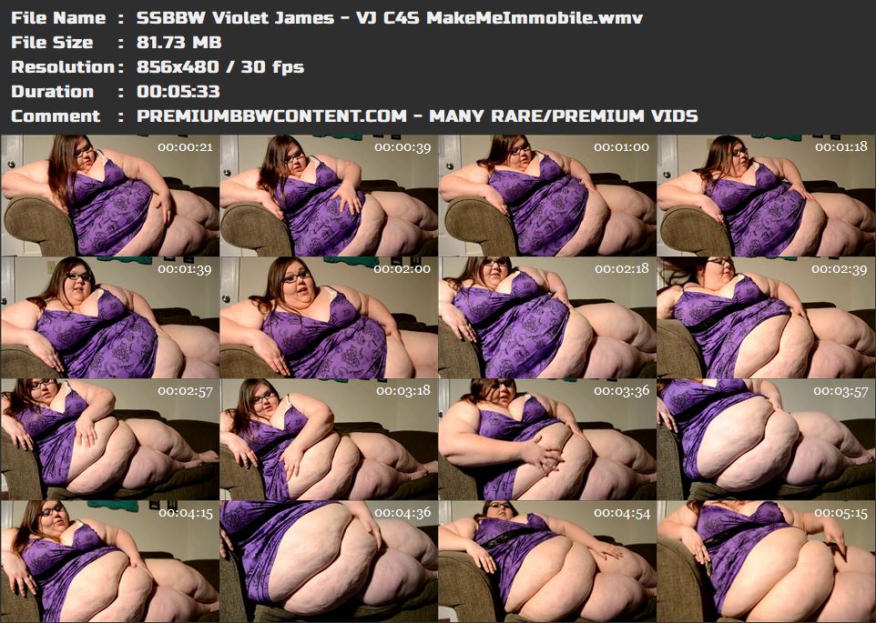 SSBBW Violet James - VJ C4S MakeMeImmobile thumbnails